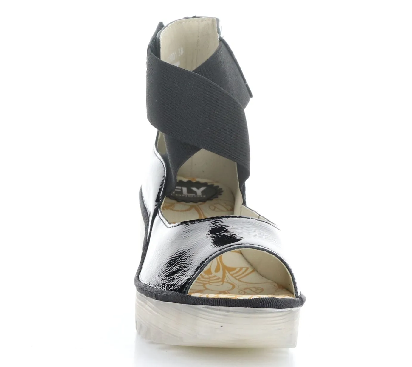 Patent Leather Wedges by Fly London - Yefi