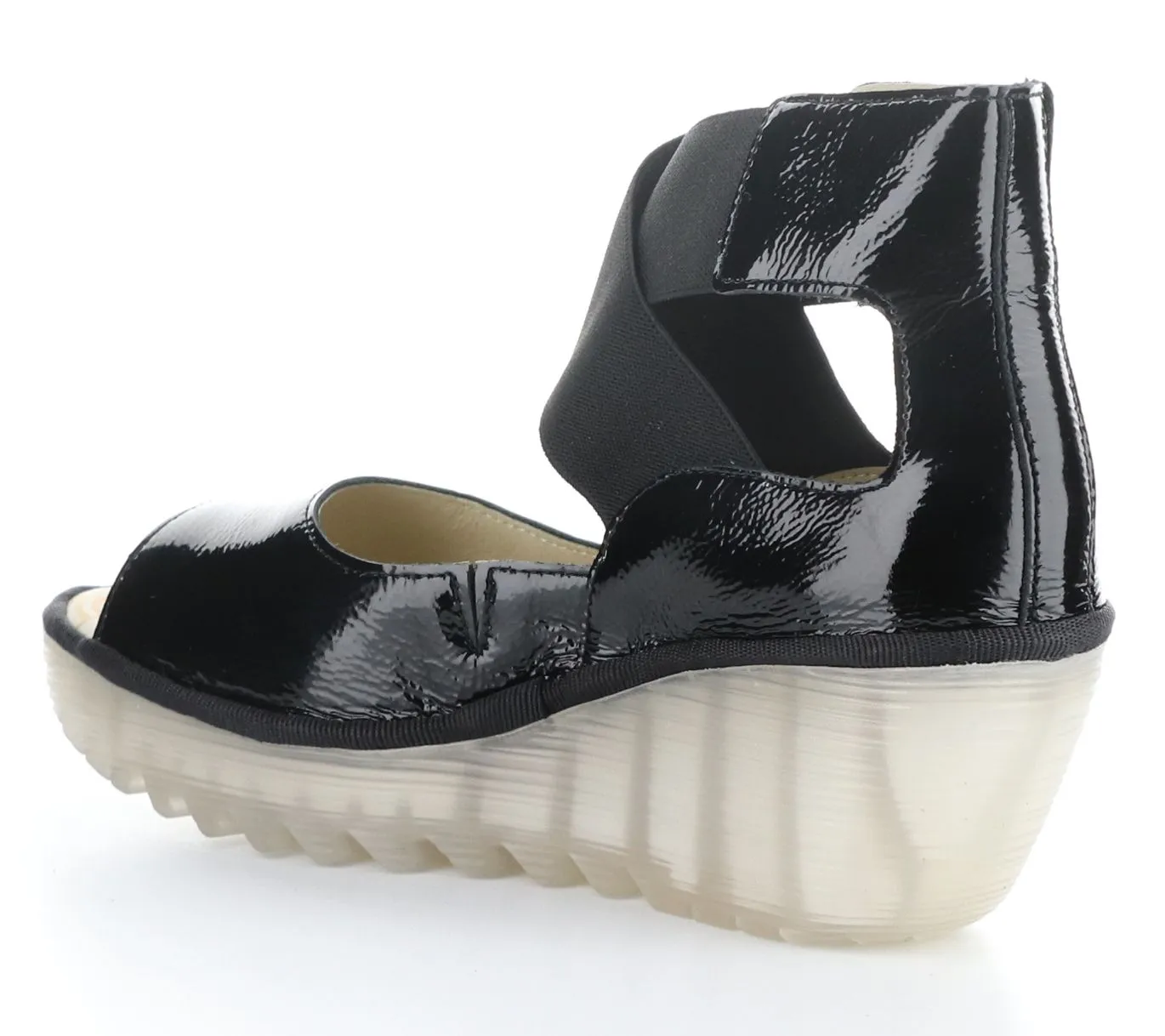 Patent Leather Wedges by Fly London - Yefi