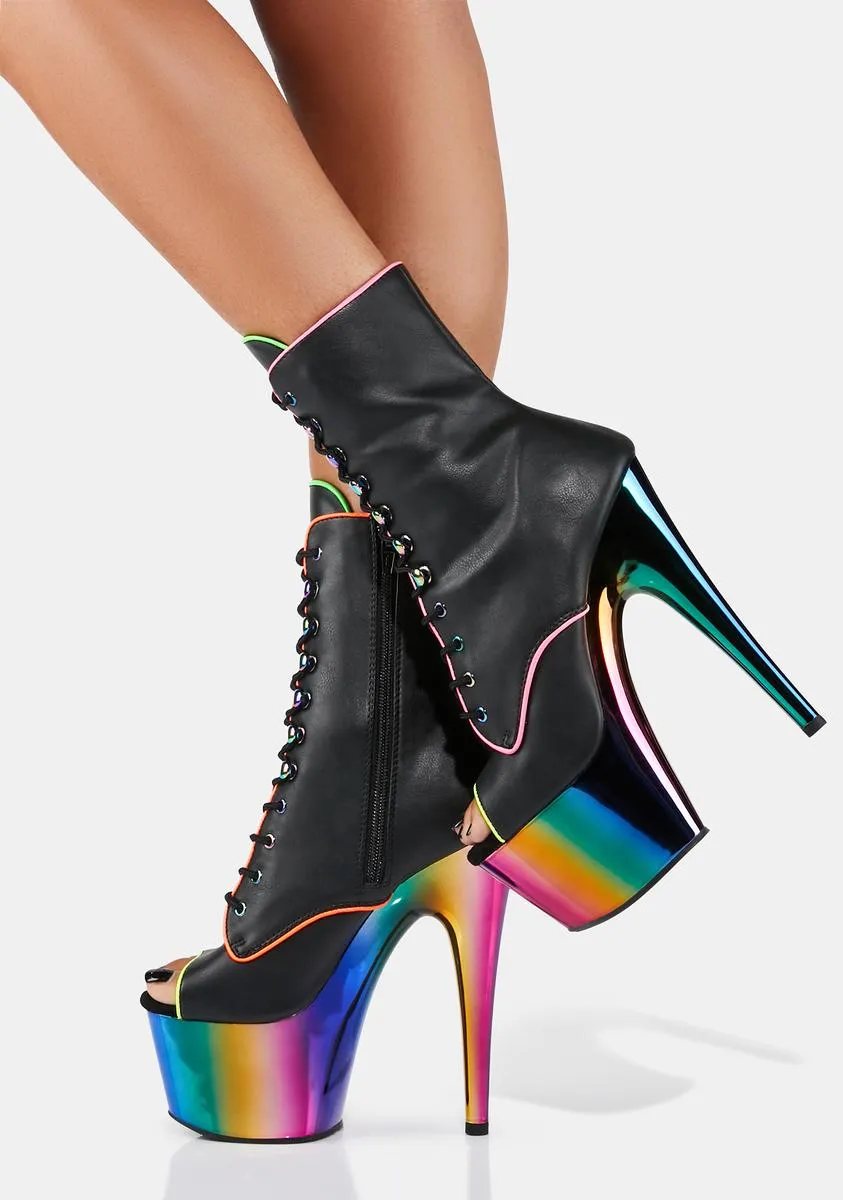 Freaky Player's Club Adore Platform Heels-