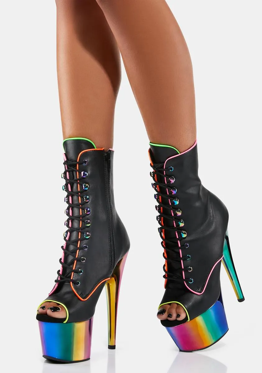 Freaky Player's Club Adore Platform Heels-