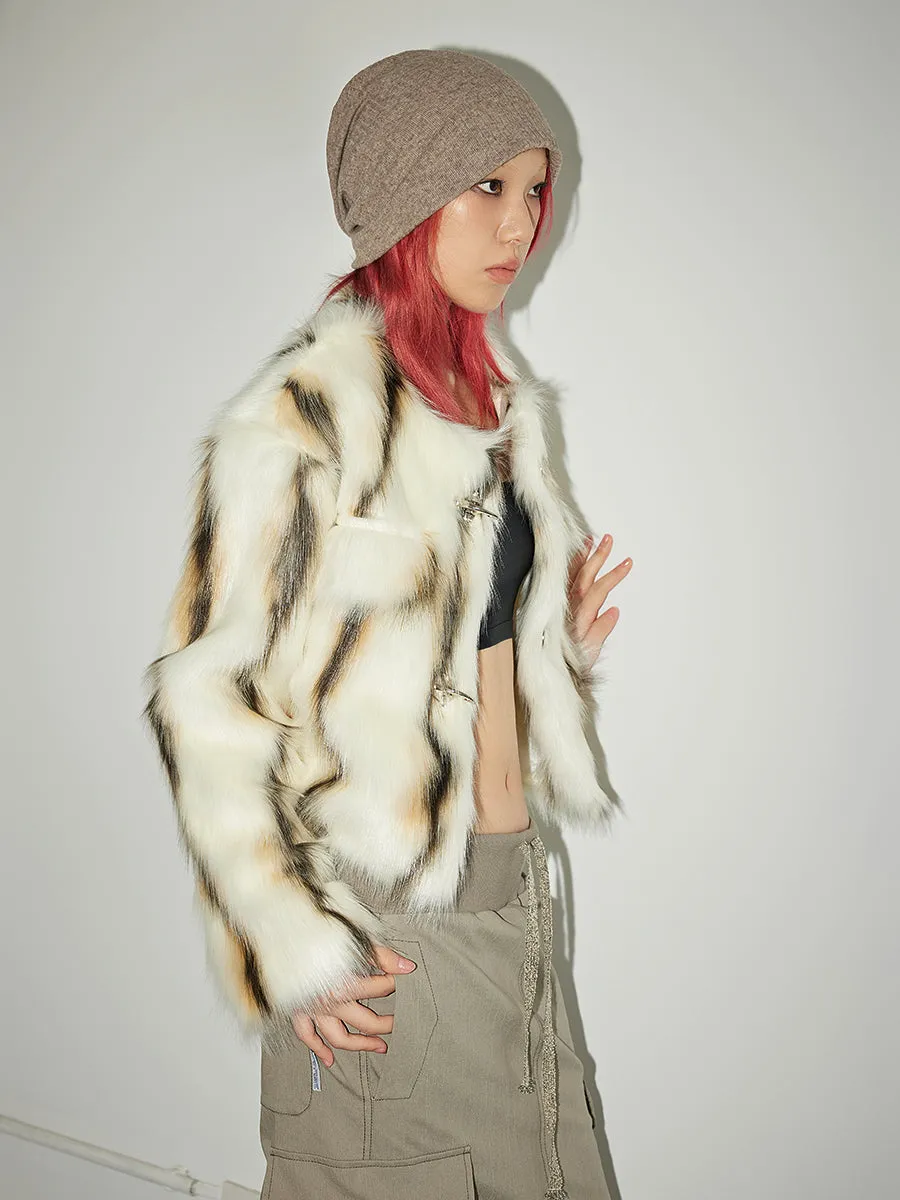 Fur Elegant Volume Warm Jacket