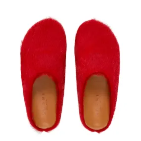 Red Fussbett Mules