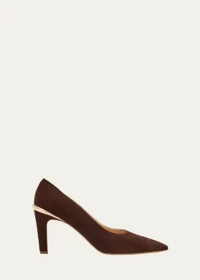 Gabriela Hearst Edwina Kid Suede Pumps