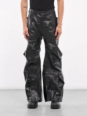 Geometric Trousers (877PAM18-CB-BLACK)