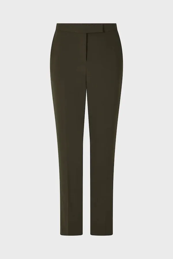 Gerard Darel NEA KAKI ELASTICATED SLIM TROUSERS