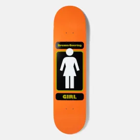 Girl Skateboards - 8.0 Breana Geering 93 Til Skateboard Deck - Orange