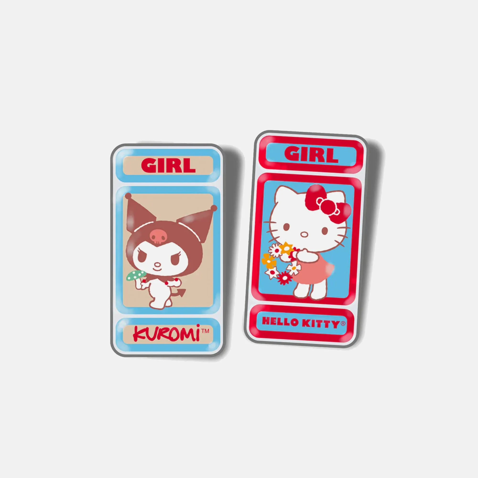 Girl Skateboards - Sanrio Enamel Pin Badge Set (3 Pack)