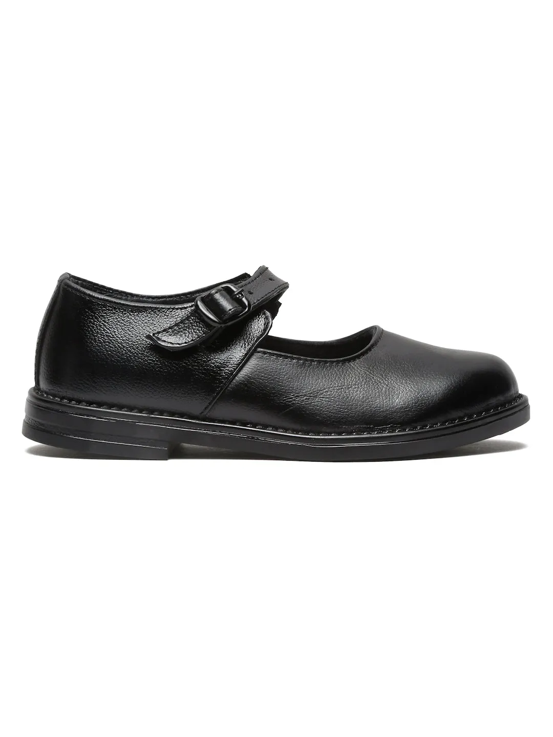 Girls Black Leather school Shoes - Clearance sale