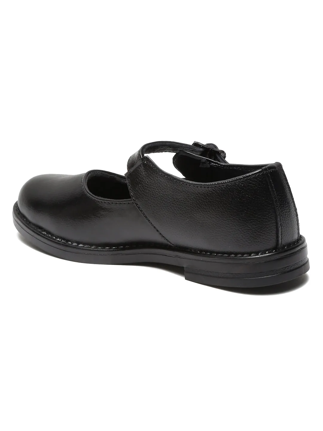 Girls Black Leather school Shoes - Clearance sale