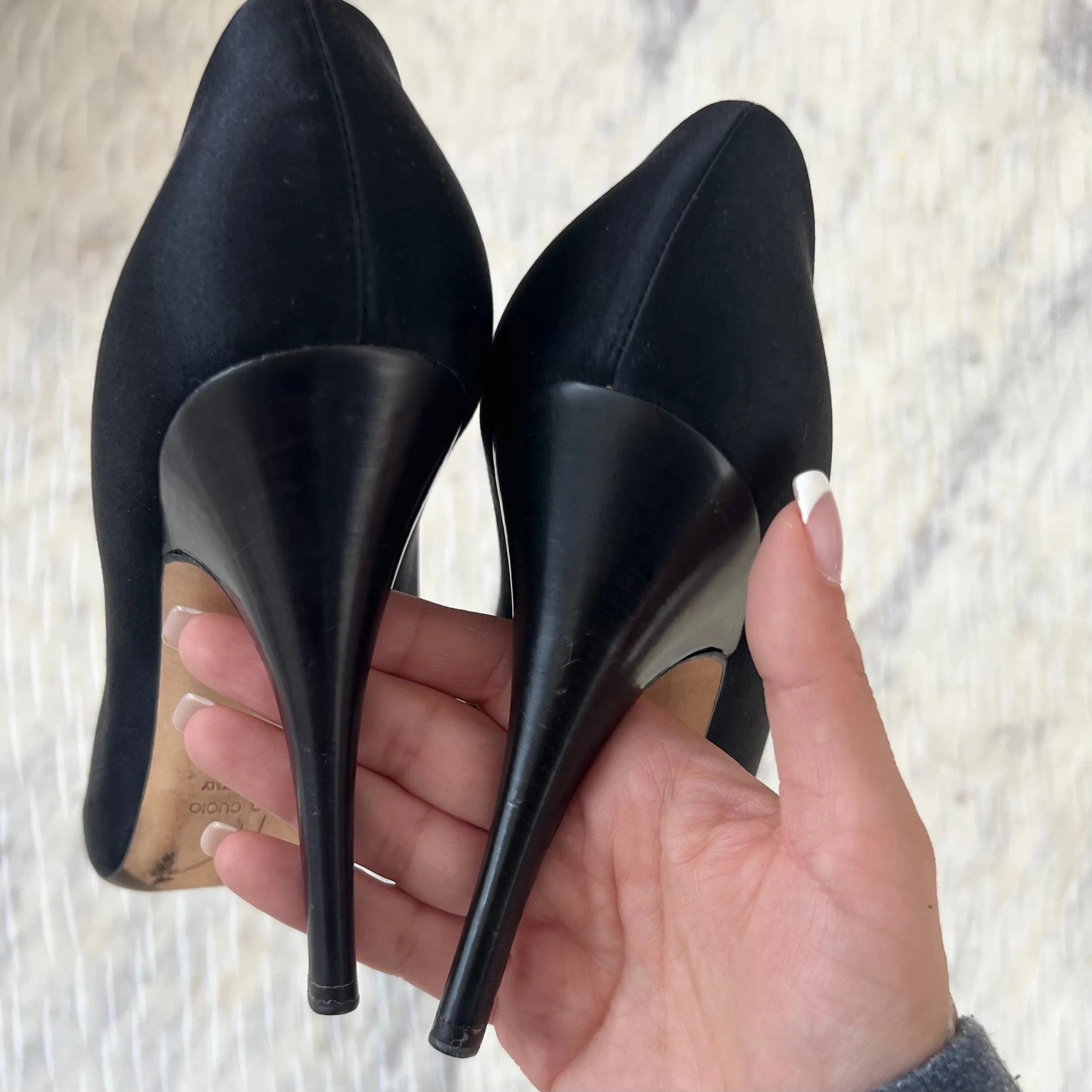 Giuseppe Zanotti Raso Dipped Heels