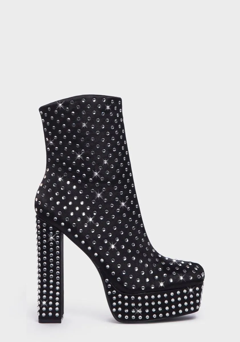 Glitzy Ankle Boots