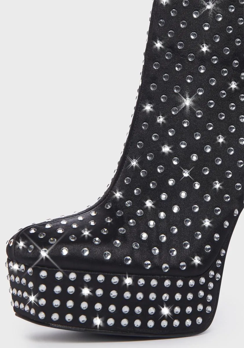 Glitzy Ankle Boots