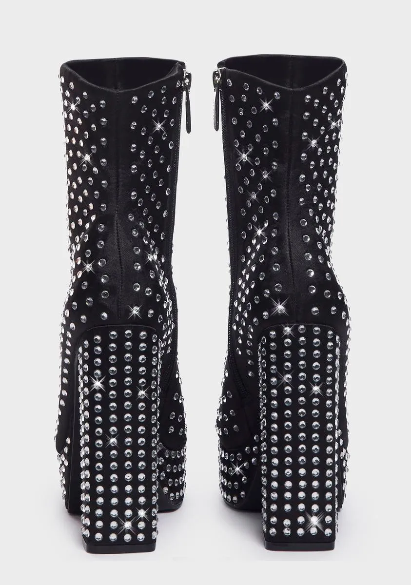 Glitzy Ankle Boots