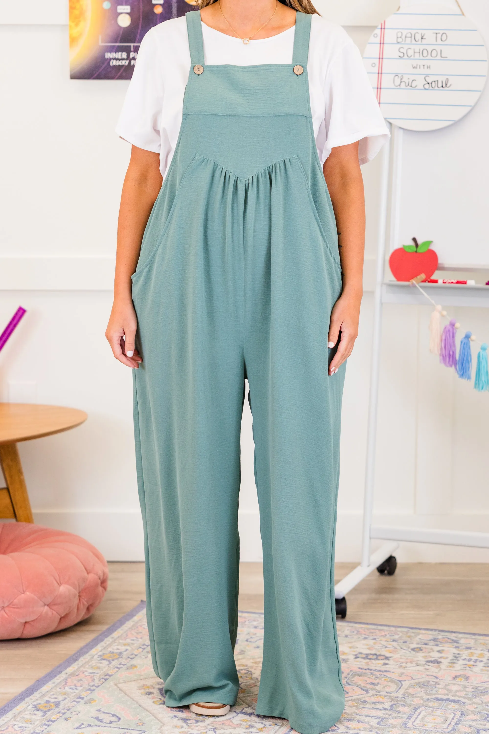 Laugh Jumpsuit Sage - Buy Online Now