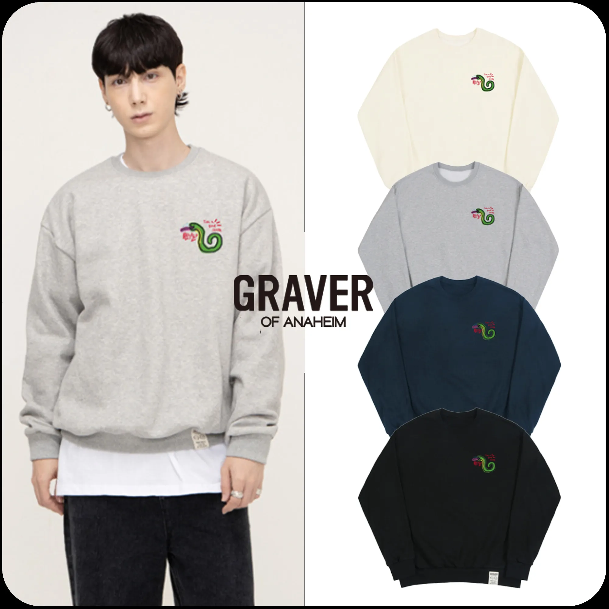 GRAVER GOOD SNAKE Sweatshirt Unique Style