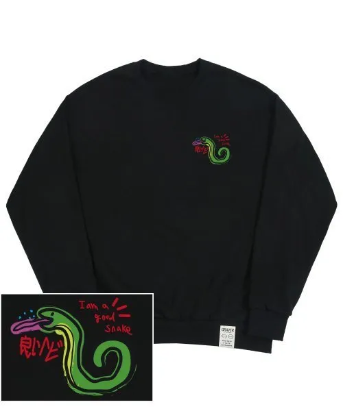 GRAVER GOOD SNAKE Sweatshirt Unique Style