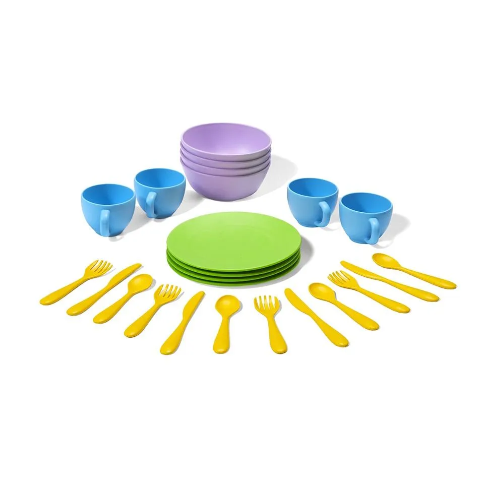 Green Dish Toys Set