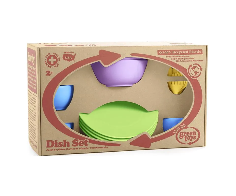 Green Dish Toys Set