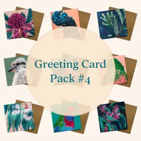 Set 4 Greeting Cards