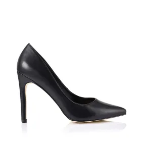 Harolina Stiletto Pumps - Black Smooth