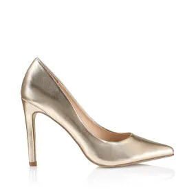 Harolina Stiletto Pumps - Champagne Metallic