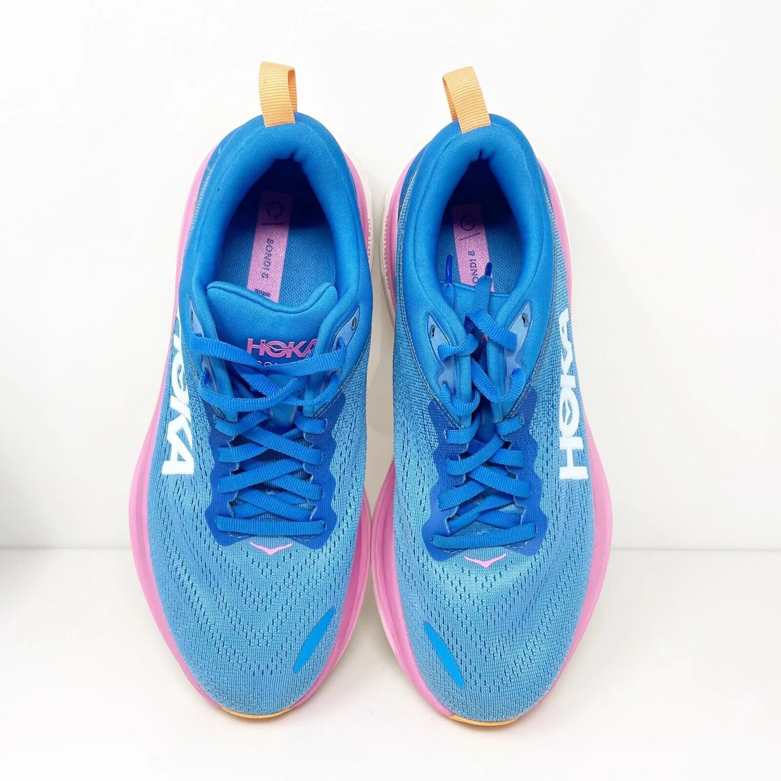 Hoka One One Womens Bondi 8 1127952 CSAA Blue Running Shoes Sneakers Size 8.5 B