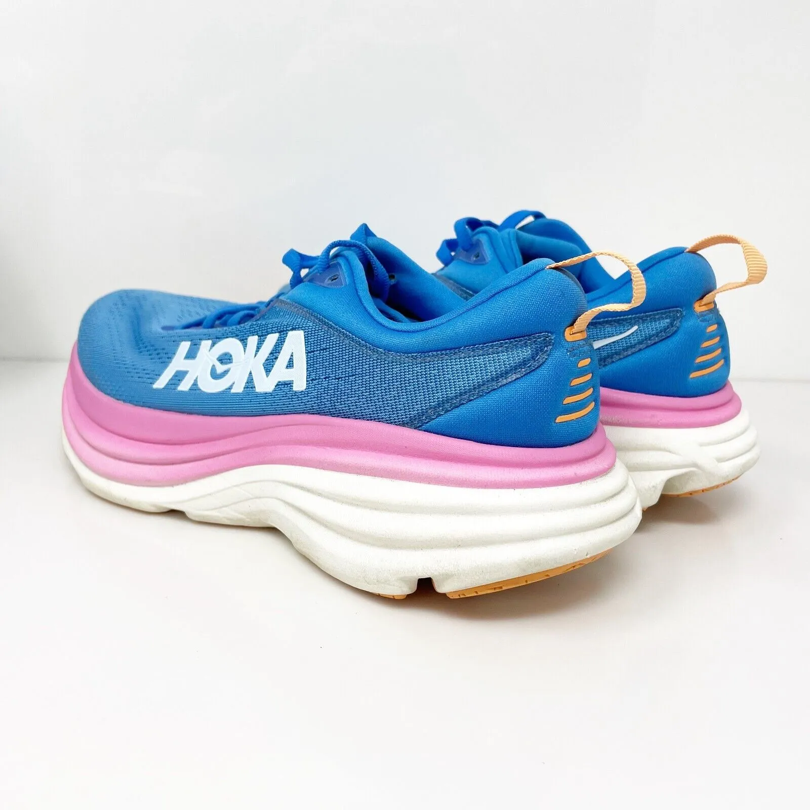 Hoka One One Womens Bondi 8 1127952 CSAA Blue Running Shoes Sneakers Size 8.5 B