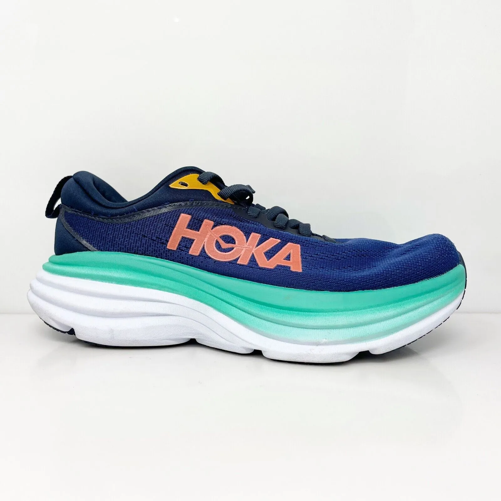 Hoka One One Womens Bondi 8 1127952 OSBB Blue Running Shoes Sneakers Size 6.5 B