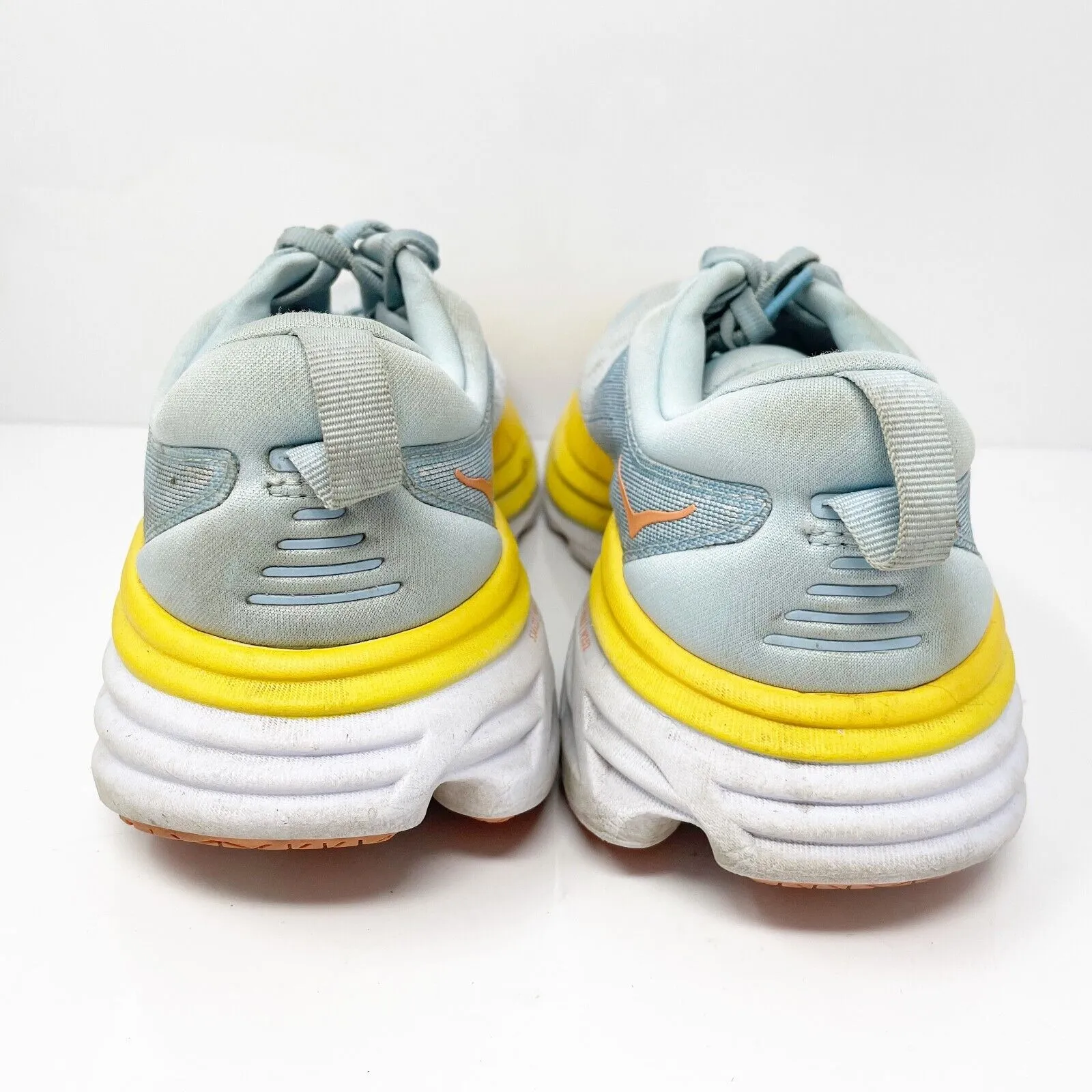 Hoka One One Womens Bondi 8 1127954 SSCA Blue Running Shoes Sneakers Size 9 B