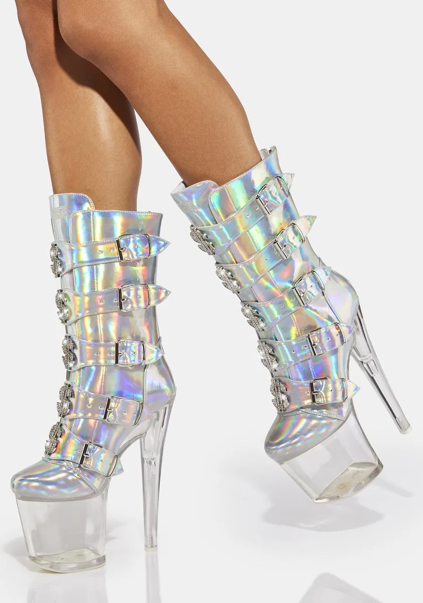 holographic vip platform boots