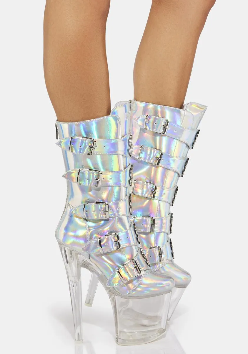 holographic vip platform boots