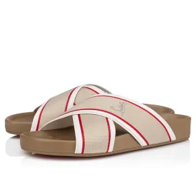 Hot Cross Bizz Mules - Ribbon and nappa leather - Saharienne - Men