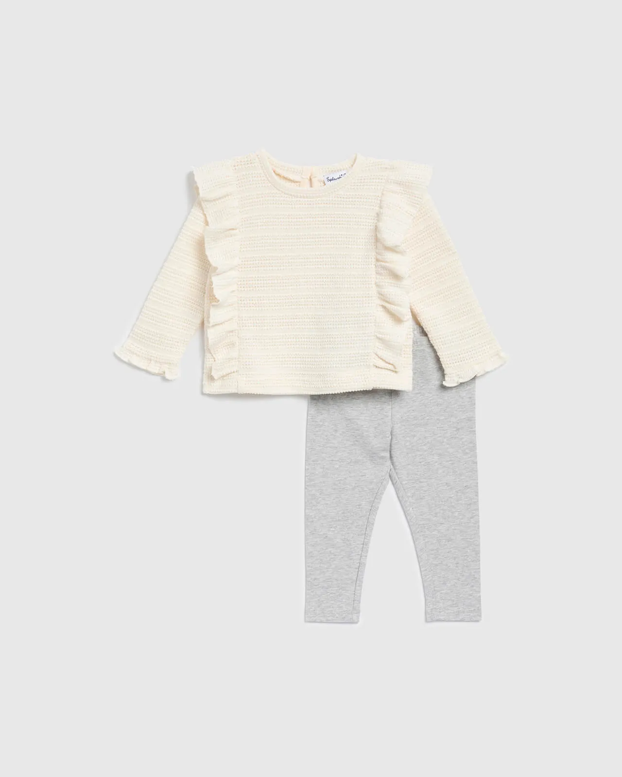 Infant Girl Sardina Knit Long Sleeve Set