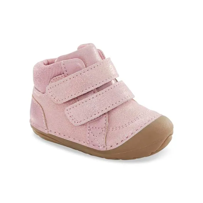 Infant Girl Stride Rite Soft Motion Martin in Blush Shimmer