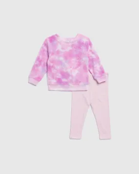 Infant Girl Topaz Sherpa Long Sleeve Set