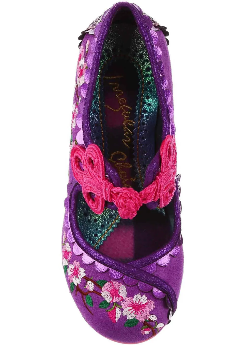 Irregular Choice Cherry Blossoming Pumps Purple