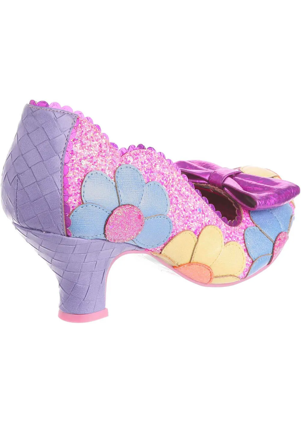 Irregular Choice Daisy Daisy 50's Pumps Pink