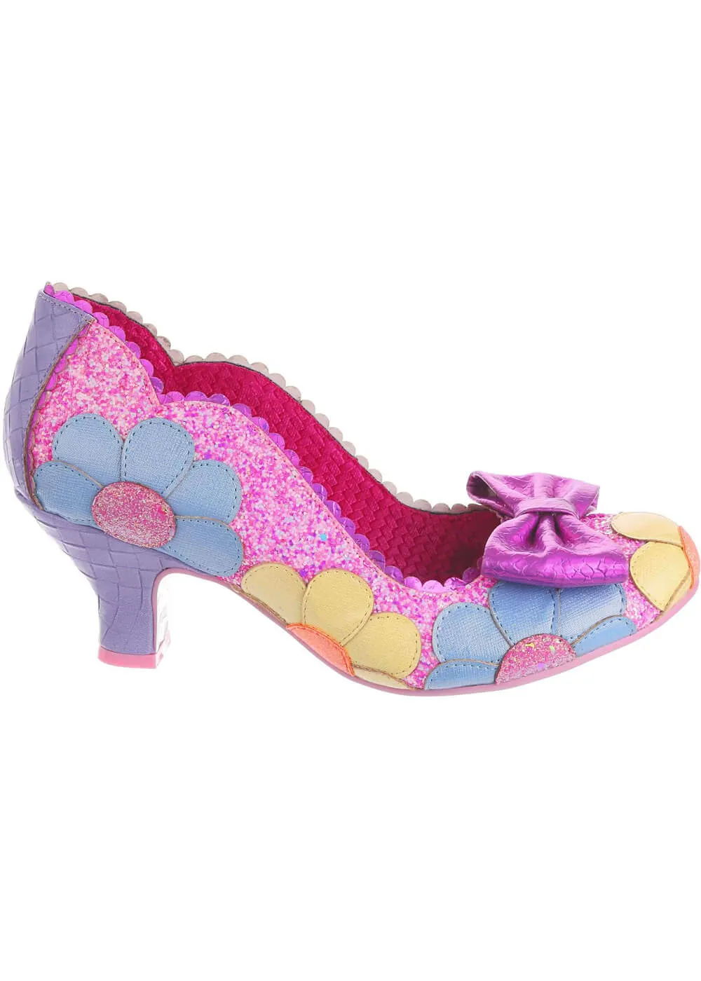 Irregular Choice Daisy Daisy 50's Pumps Pink