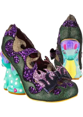 Green Dragon's Lair Pumps by Irregular Choice