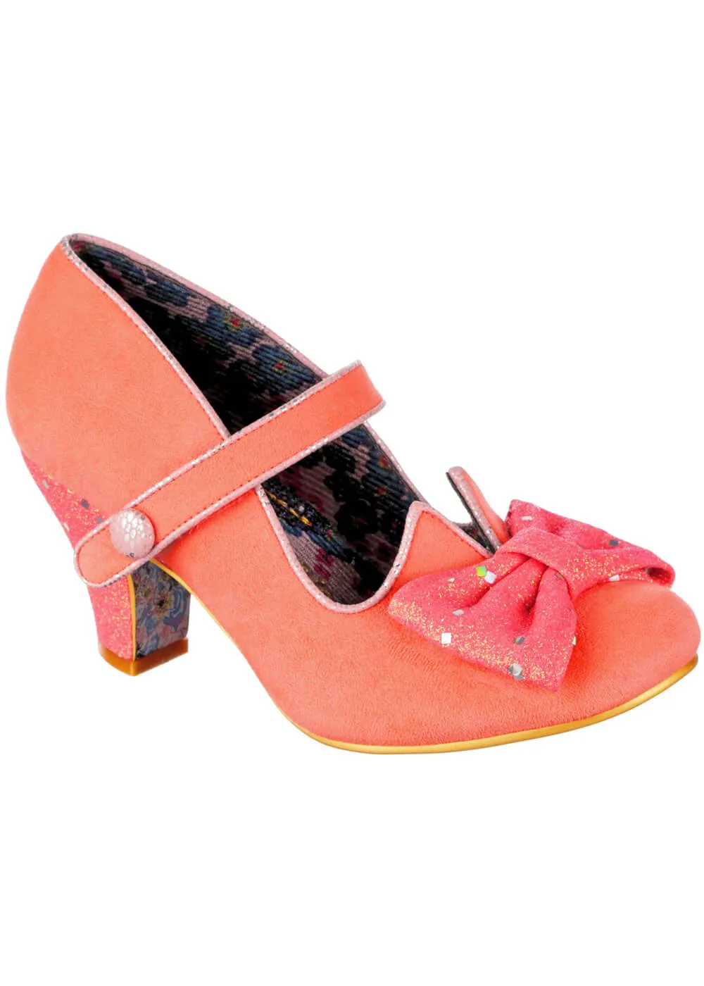 Irregular Choice Piccolo 50's Pumps Coral