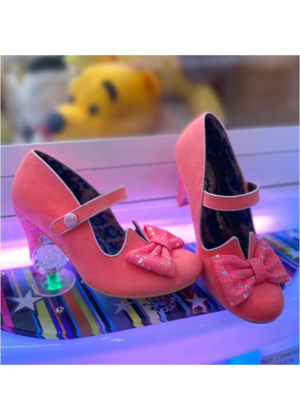 Irregular Choice Piccolo 50's Pumps Coral