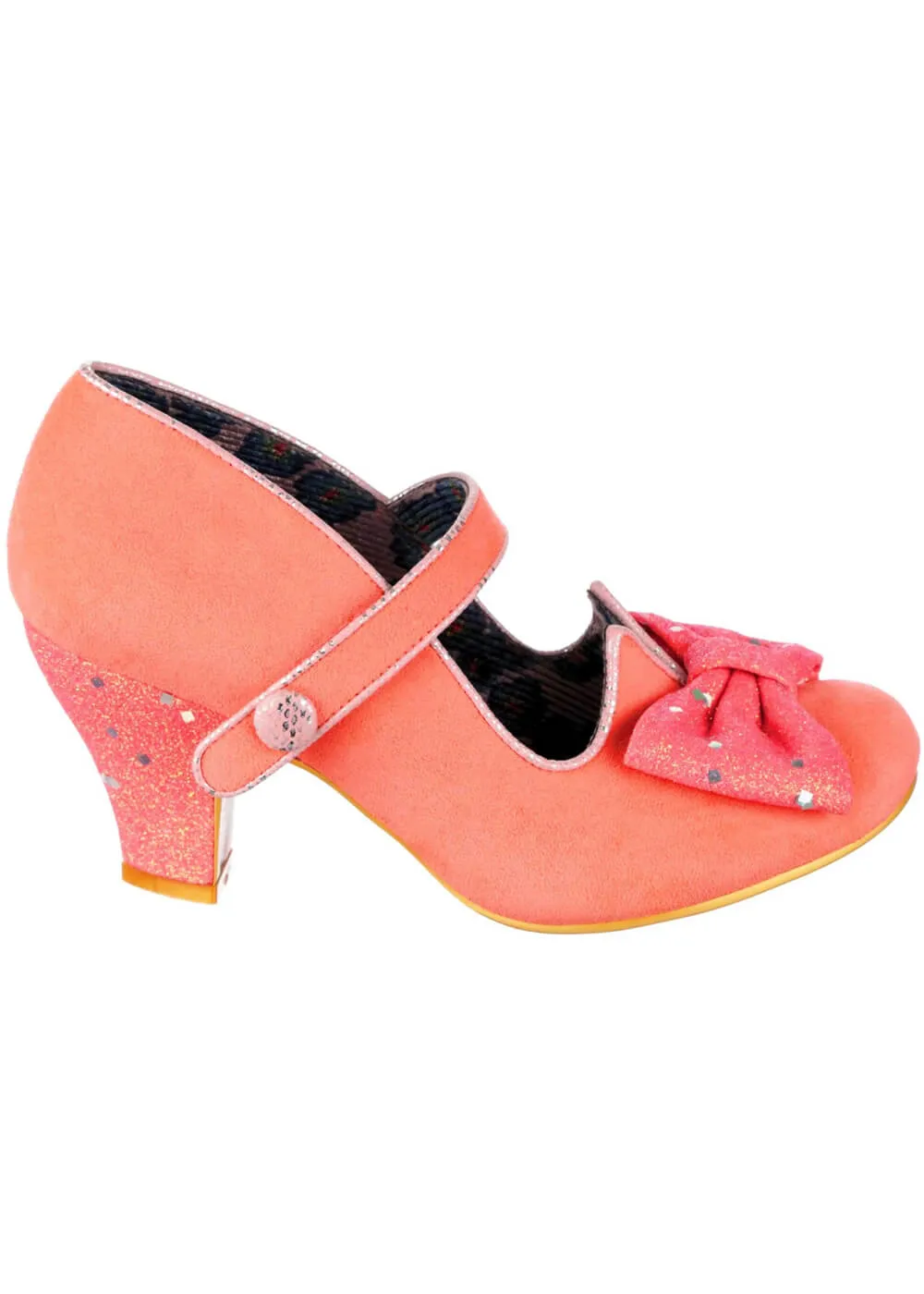 Irregular Choice Piccolo 50's Pumps Coral