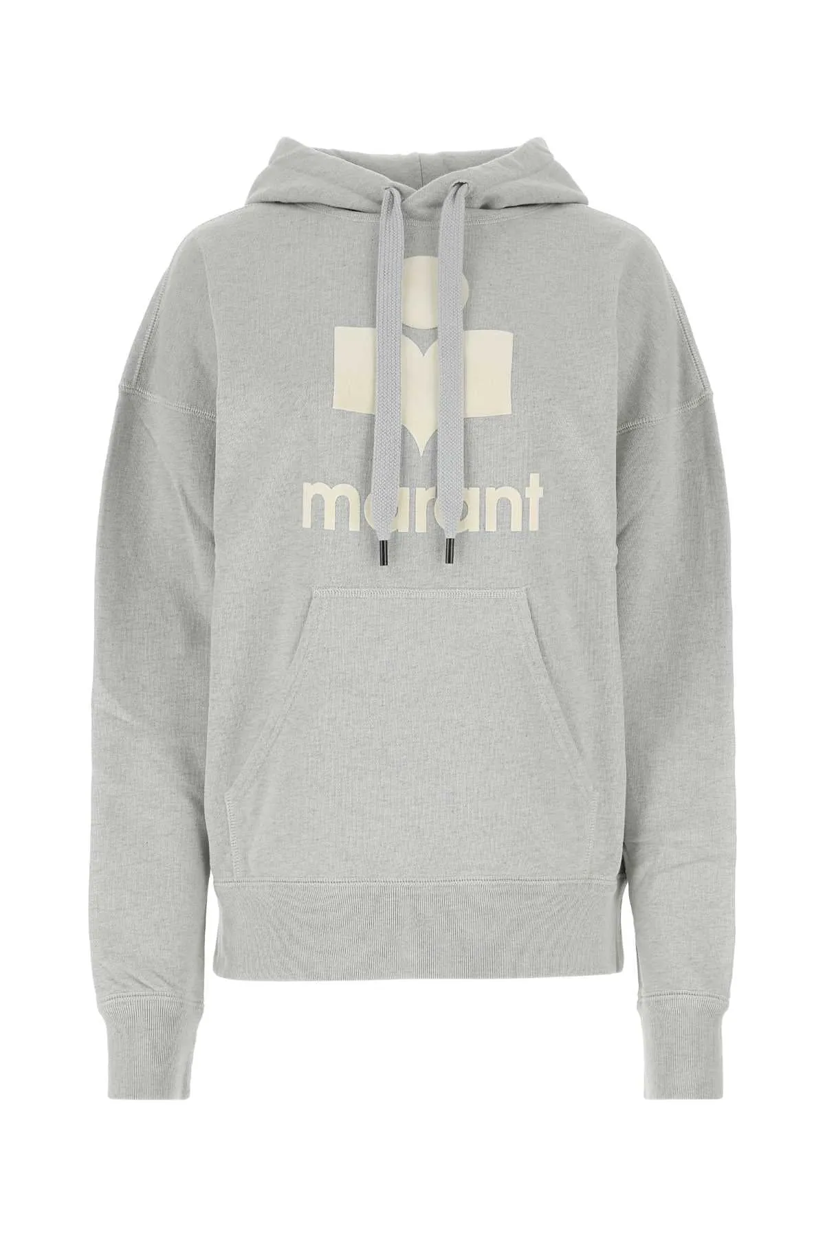 Isabel Marant Etoile Melange Grey Cotton Blend Mansel Sweatshirt