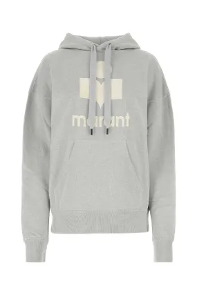 Isabel Marant Etoile Melange Grey Cotton Blend Mansel Sweatshirt