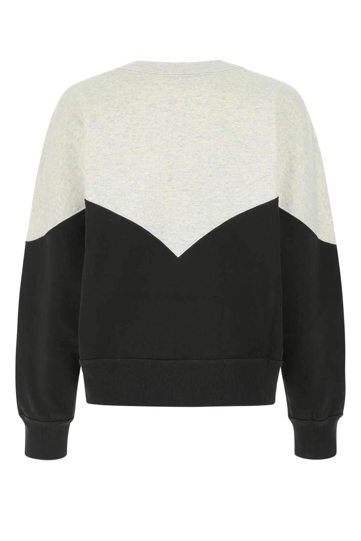 Isabel Marant Etoile Two Tone Cotton Blend Houston Sweatshirt