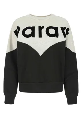 Isabel Marant Etoile Two Tone Cotton Blend Houston Sweatshirt