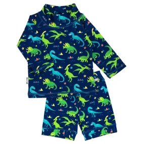 Jan and Jul Kids Dinoland 2 Piece Sun Protection Swimsuit UV50+ UV Swimwear for Boys Girls