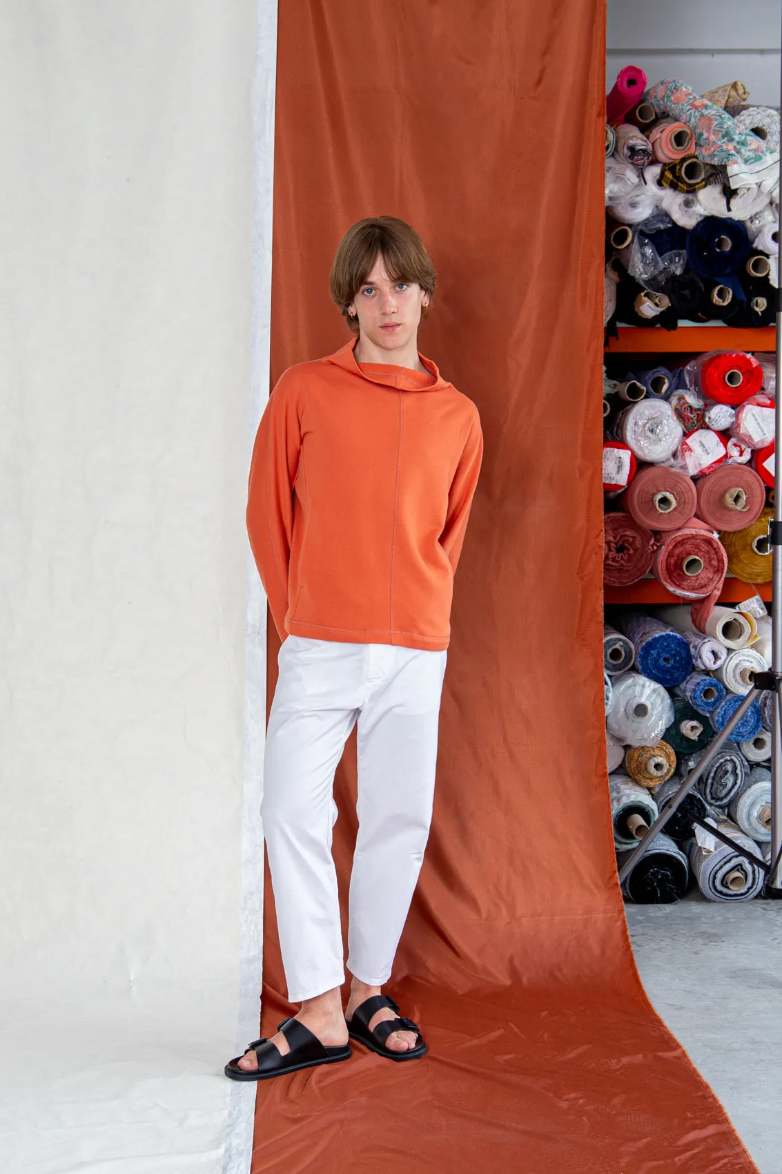 Jeco Sweatshirt | Terracotta