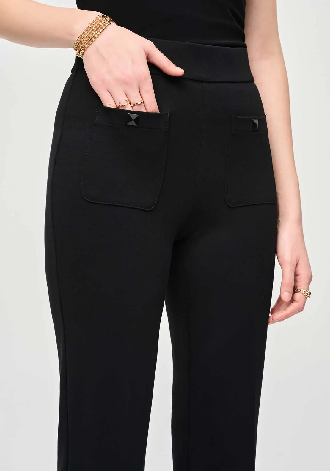 Joseph Ribkoff Flared Trousers, Black