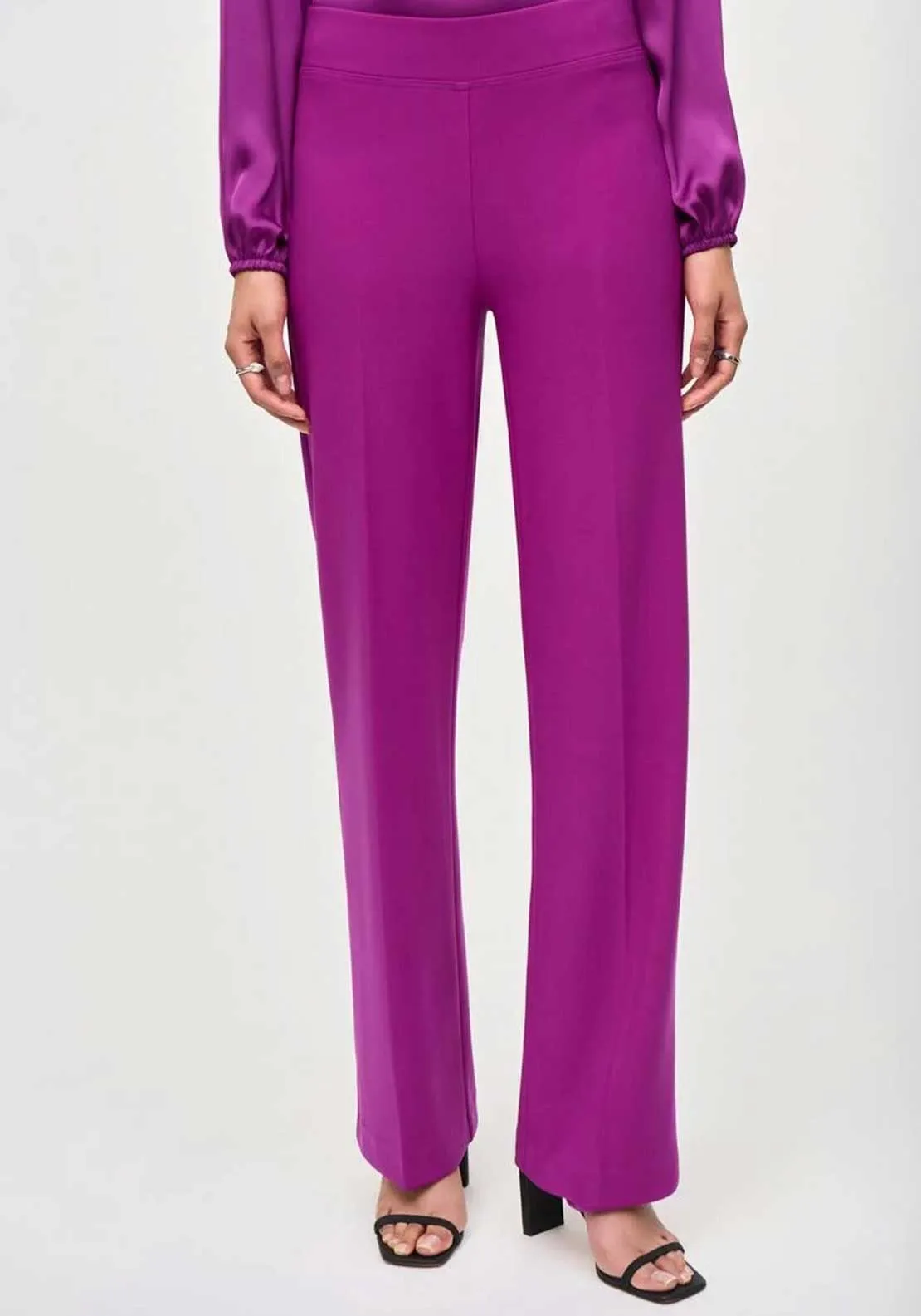 Joseph Ribkoff Wide Leg Trousers, Fuchsia